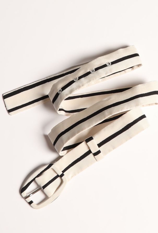 Prada Belted Silk Marinière Dress - 6