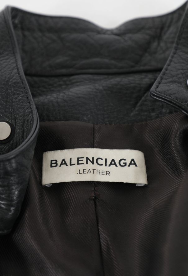 Balenciaga Leather Biker Jacket - 7