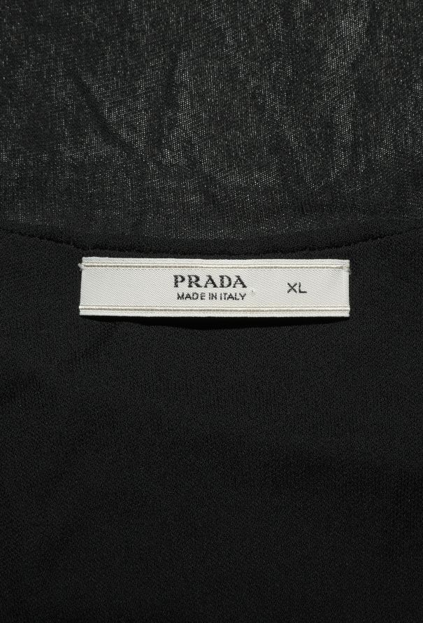 Prada Early 2000s Pleated Draped Dress - 5