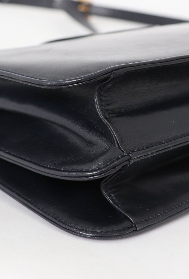 Gucci '70s Navy Horsebit Shoulder Bag - 7 Gucci '70s Navy Horsebit Shoulder Bag - 7