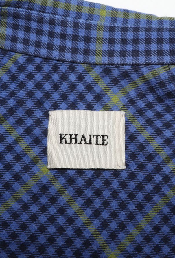 Khaite Tartan Flannel Maxi Dress, F/W 2018 - 6