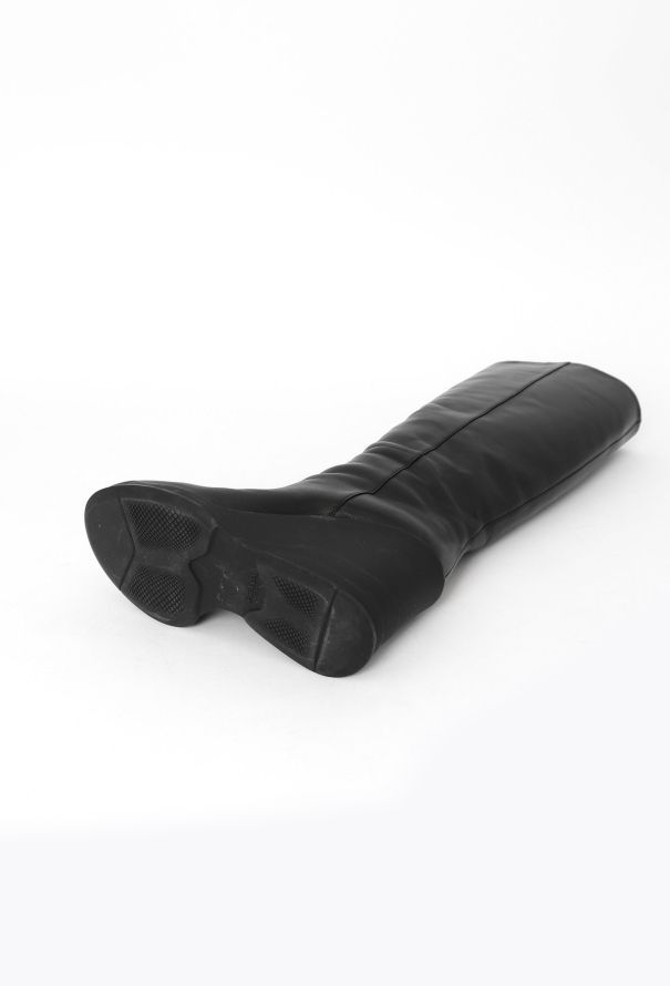 Prada F/W 2014 Knee-High Wedge Boots - 7 Prada F/W 2014 Knee-High Wedge Boots - 7