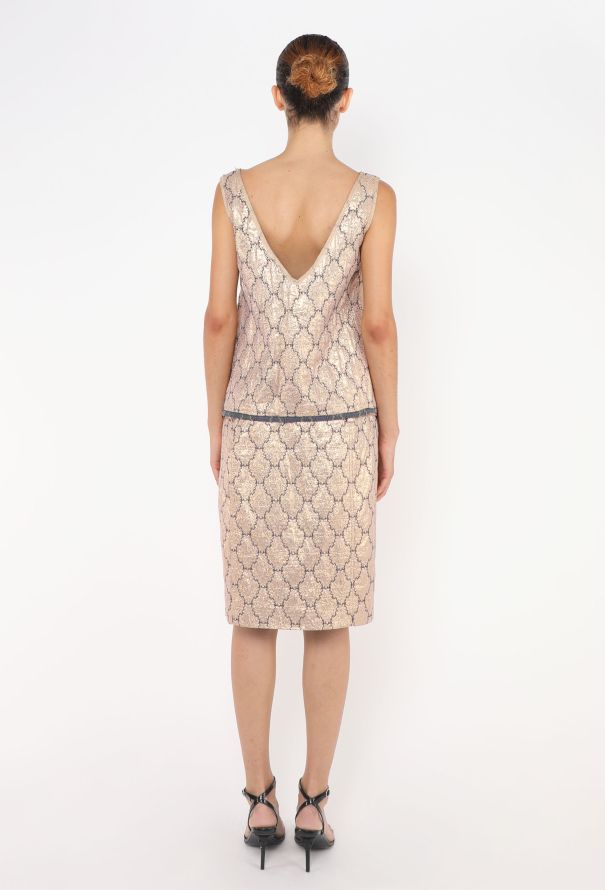 Prada S/S 2002 Brocade Skirt Ensemble - 7