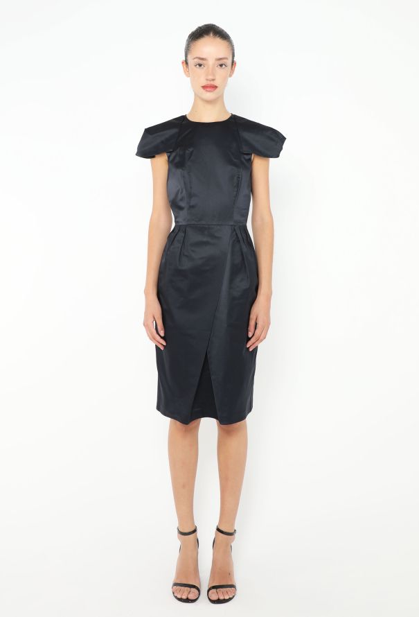 Prada 2007 Silk Cap-Sleeve Dress - 1