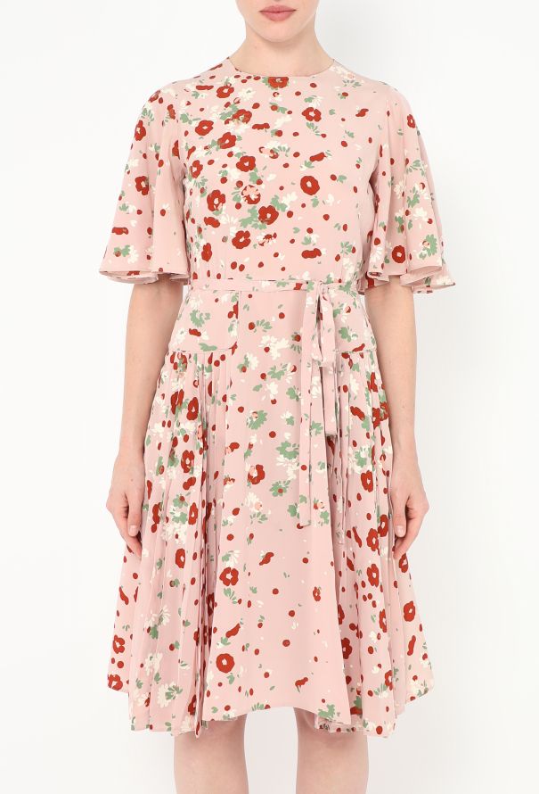 Valentino Pre-Fall 2017 Floral Belted Dress - 3