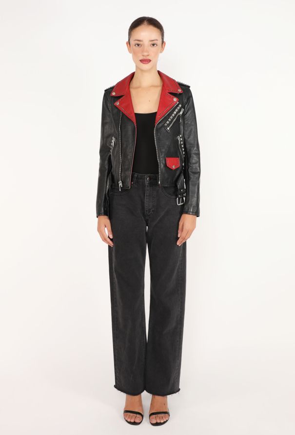 Saint Laurent Sunset Calfskin Biker Jacket, S/S 2016 - 6