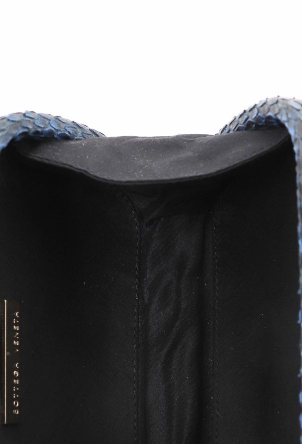 Bottega Veneta Blue Python Clutch - 12