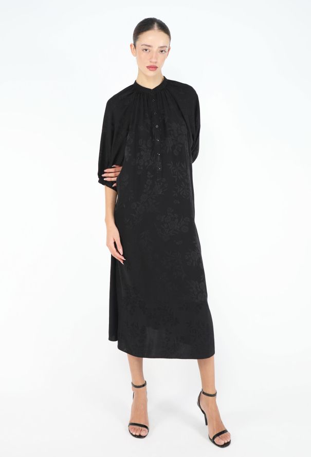 Céline Spring 2021 Floral Jacquard Dress - 3