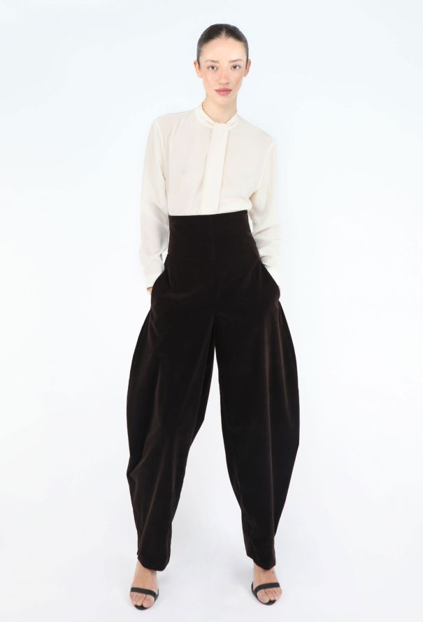 Saint Laurent F/W 2008 Velvet Jodhpur Pants - 4