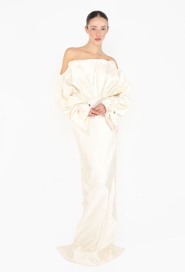 Tom Ford 2022 Scalloped Bustier Bridal Gown - 3