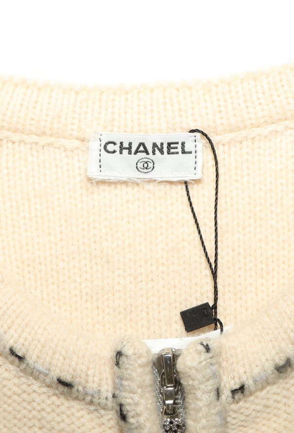 Chanel Iridescent Argyle Cardigan - 5 Chanel Iridescent Argyle Cardigan - 5