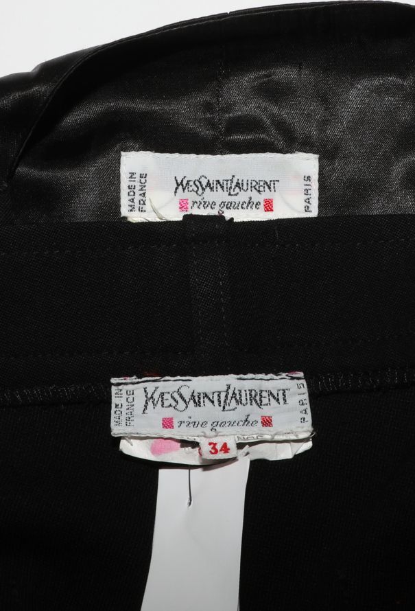 Saint Laurent Timeless '90s Smoking Vest Ensemble - 7