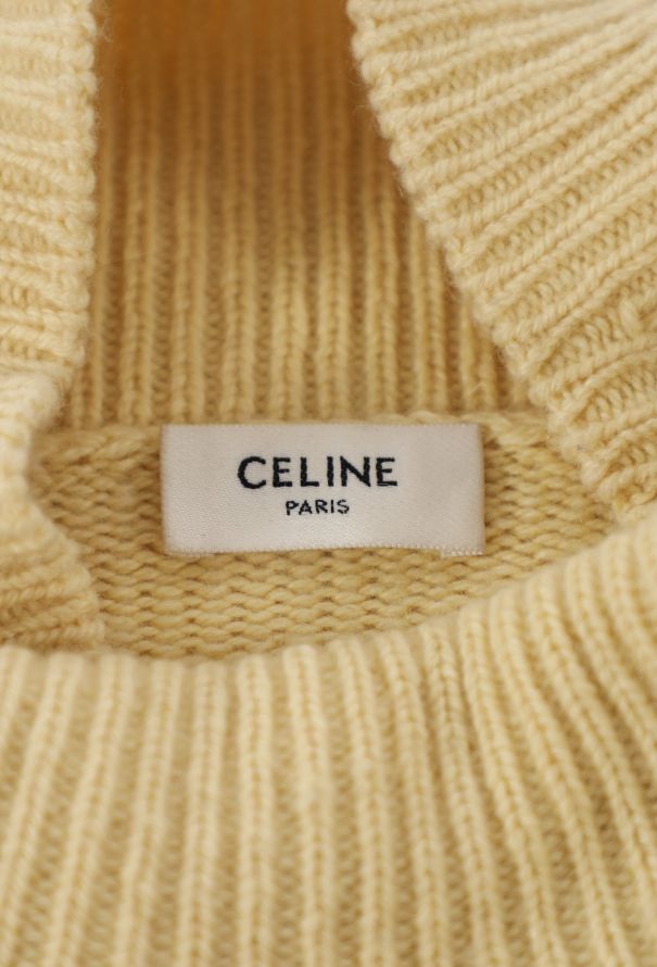 Céline Cropped Cashmere Turtleneck Sweater - 5