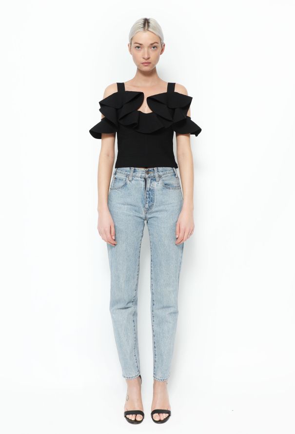 Alexander McQueen 2020 Ruffled Trim Top - 2