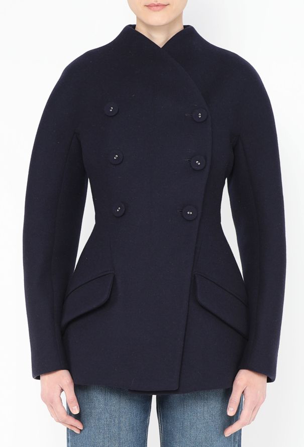Proenza Schouler 2019 Felted Hourglass Peacoat - 1