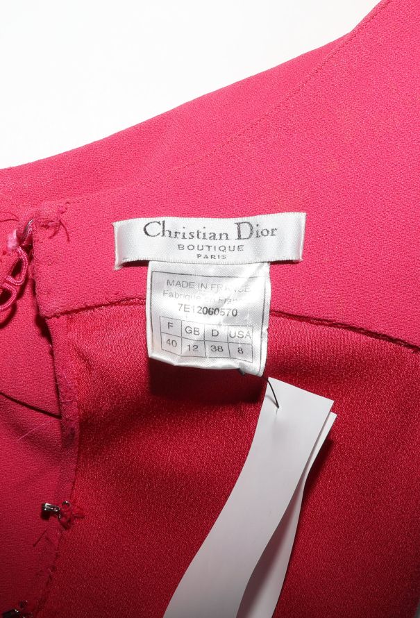 Dior Rare S/S 1997 Sculpted Crêpe Dress - 6