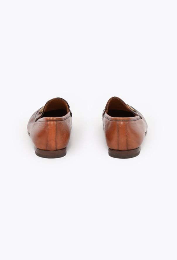 Gucci Vintage Leather Horsebit Loafers - 4