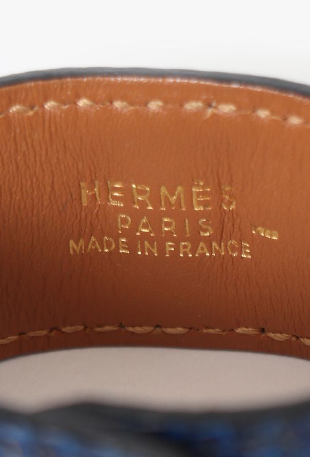 Hermès Vintage Clou Médor Lizard Bracelet - 4 Hermès Vintage Clou Médor Lizard Bracelet - 4