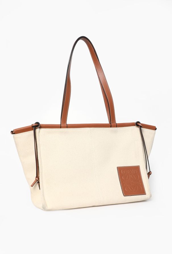 Loewe Canvas Cushion Tote Bag - 3