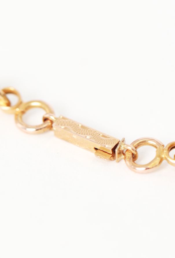 Vintage Fine Jewelry Antique 18k Yellow Gold & Jaspe Sanguin Floral Necklace - 6 Vintage Fine Jewelry Antique 18k Yellow Gold & Jaspe Sanguin Floral Necklace - 6