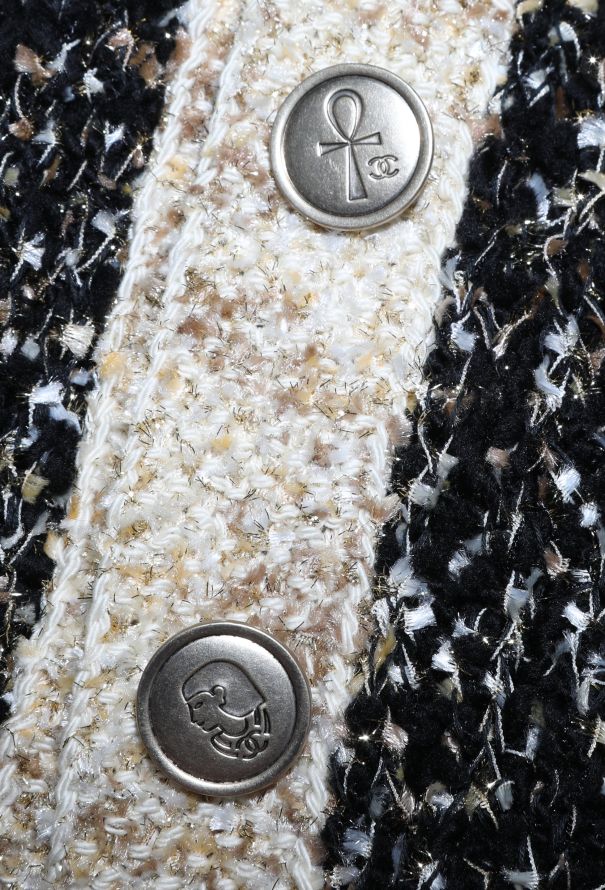 Chanel Paris-Egypt Lurex Tweed Cardigan, 2019 - 11
