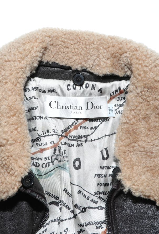 Dior Painted Leather Aviator Jacket, Pre-Fall 2024 - 10