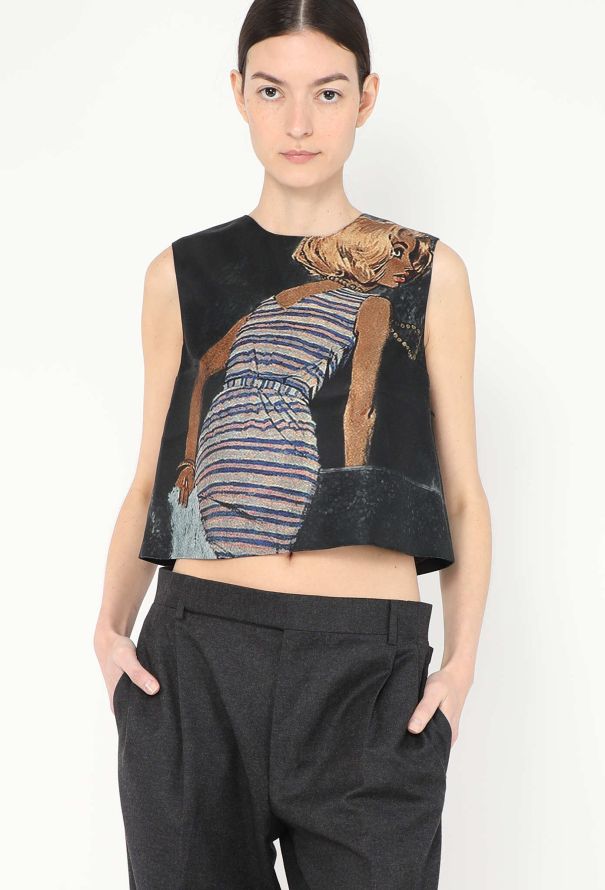 Prada F/W 2017 x Robert E. McGinnis Pinup Top - 1