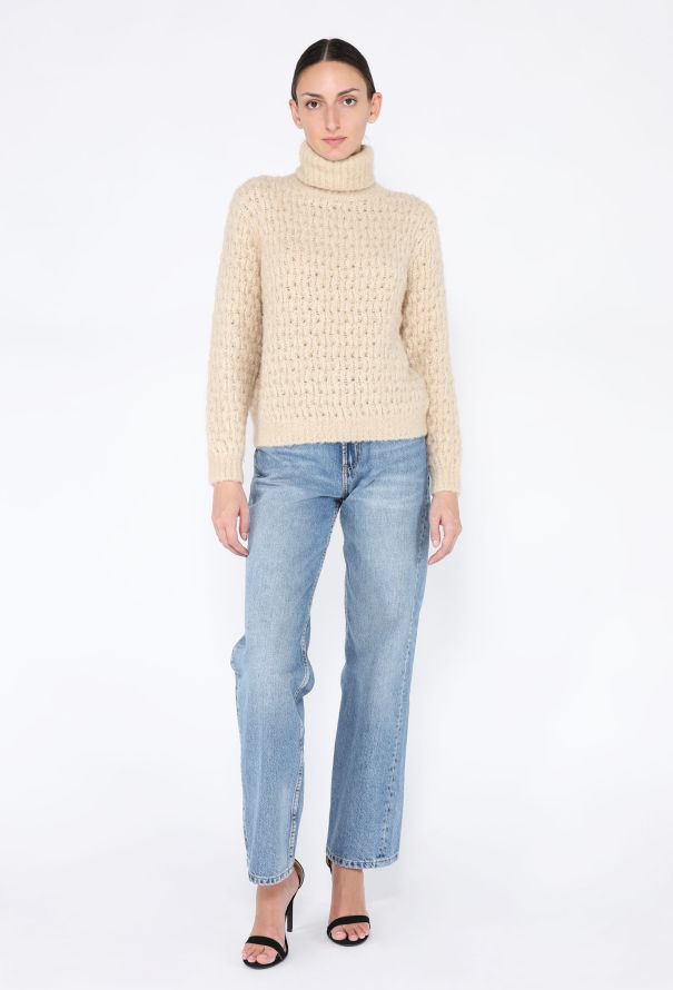 Loro Piana Cashmere Knit Turtleneck Sweater - 3