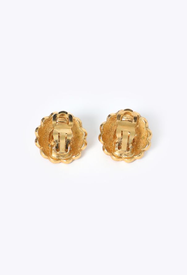 Chanel 1996 Mini Floral Clip-On Earrings - 3