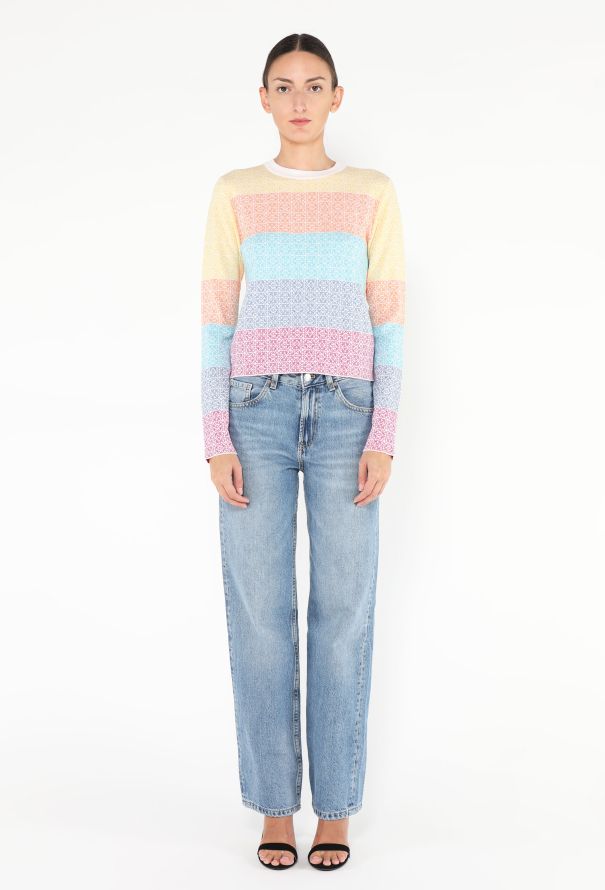 Loewe 2025 Anagram Jacquard Sweater - 2