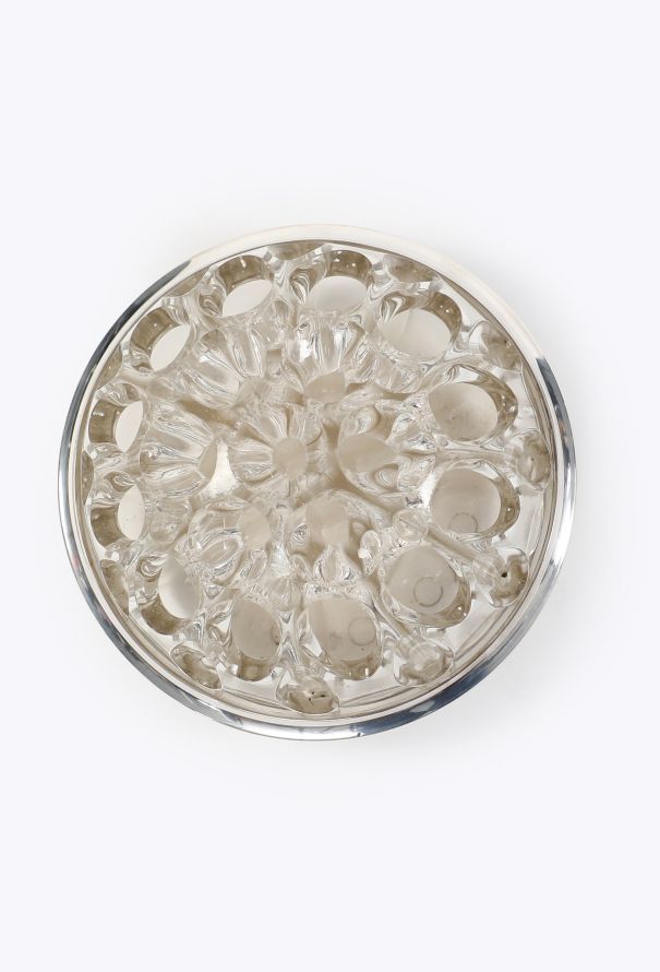 Vintage Objects & Decor 1940s Sterling & Glass Flower Pick - 3