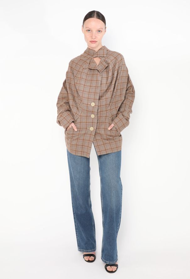 Deconstructed Plaid Jacket | Authentic & Vintage | ReSee