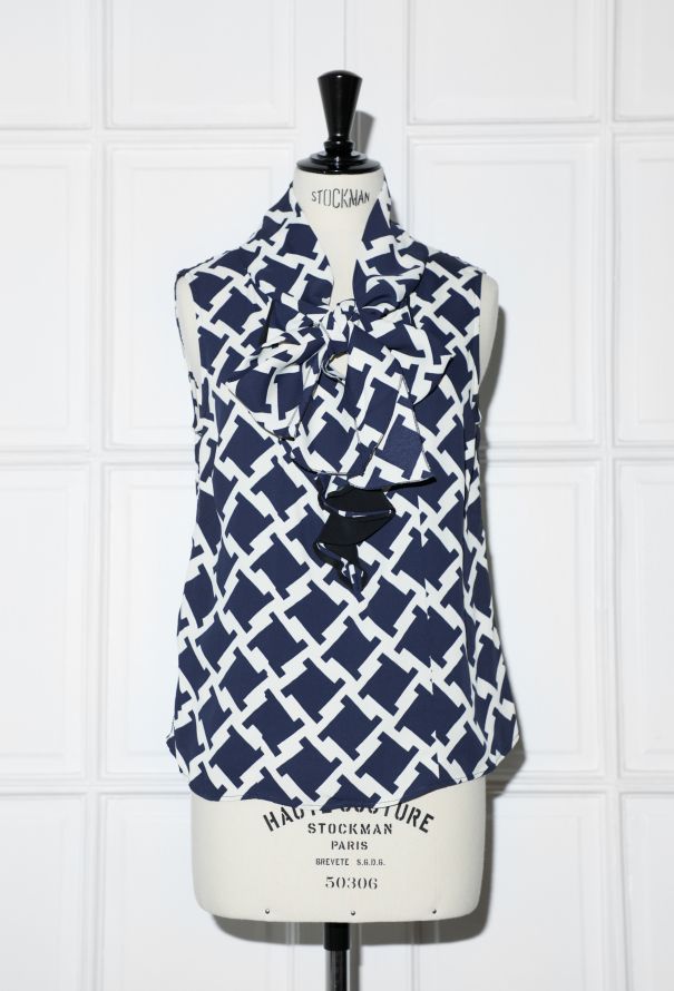 Marni Silk Lavallière Blouse - 1