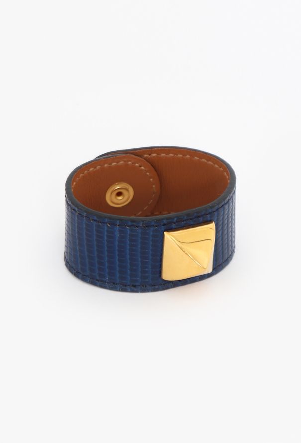 Hermès Vintage Clou Médor Lizard Bracelet - 3 Hermès Vintage Clou Médor Lizard Bracelet - 3