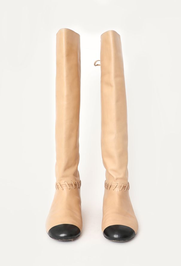 Chanel Resort 2011 Leather Lace-Up Boots - 4 Chanel Resort 2011 Leather Lace-Up Boots - 4