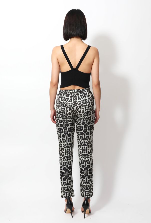 Dries Van Noten Leopard Print Trousers - 5