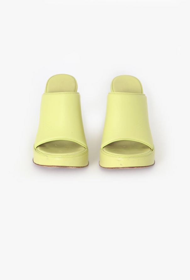 Bottega Veneta S/S 2021 Nappa Platform Mules - 4 Bottega Veneta S/S 2021 Nappa Platform Mules - 4