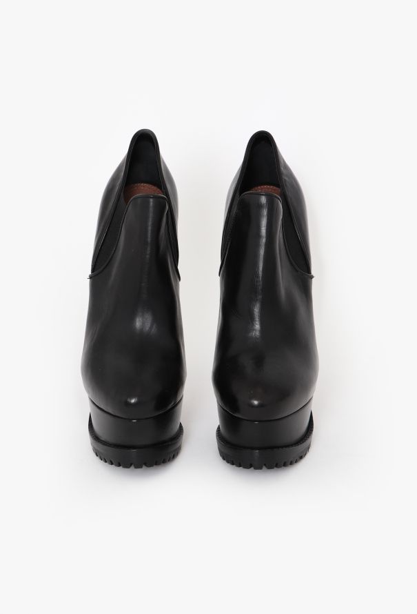Alaïa Platform Leather Stiletto Boots - 4 Alaïa Platform Leather Stiletto Boots - 4