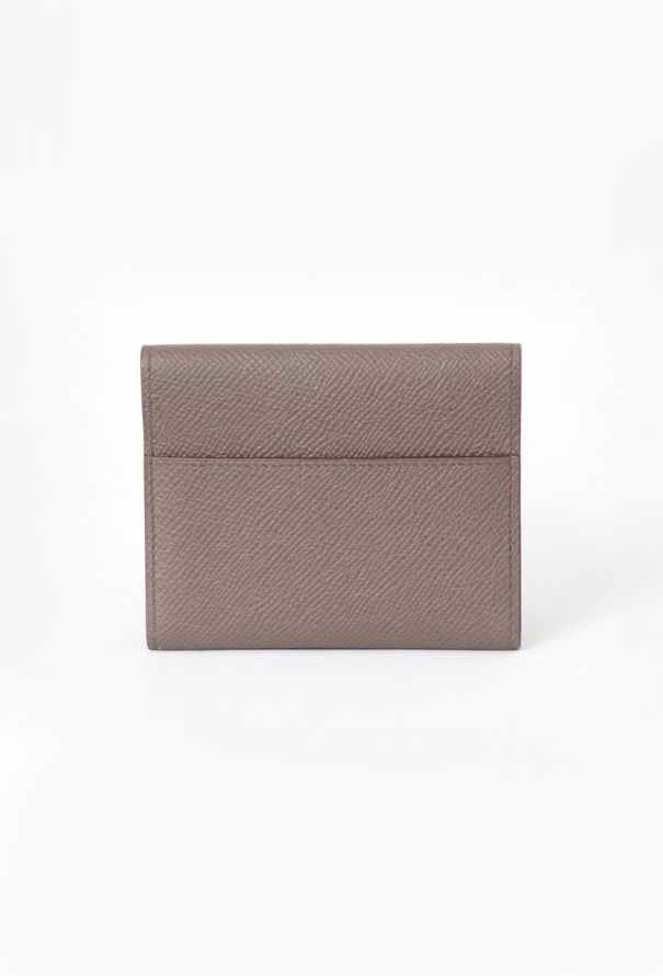 Hermès Etoupe Epsom Clic 10 Wallet - 3 Hermès Etoupe Epsom Clic 10 Wallet - 3