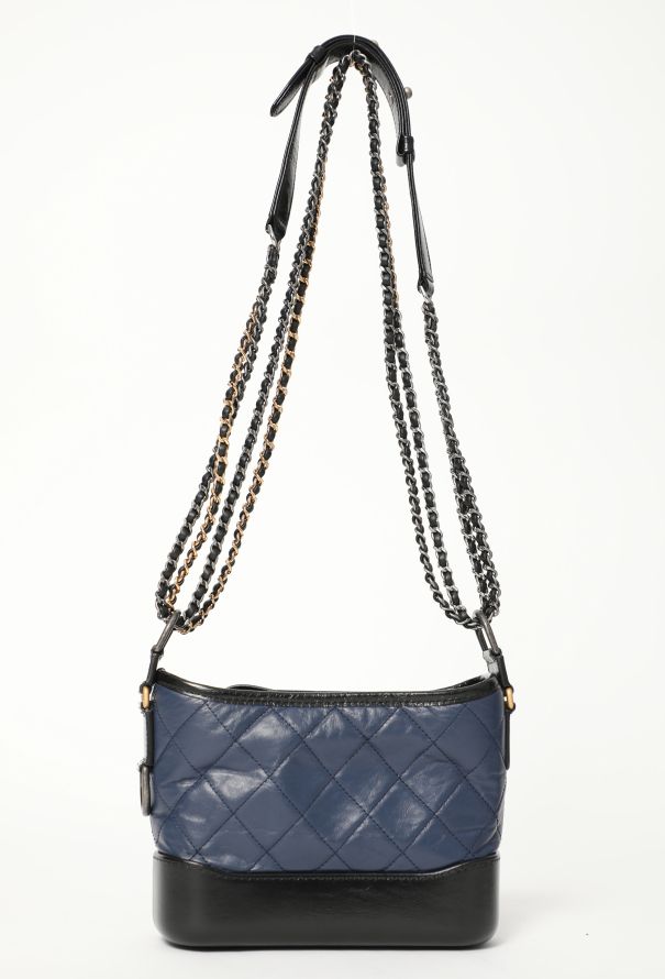 Chanel Navy Small Gabrielle Hobo Bag - 4
