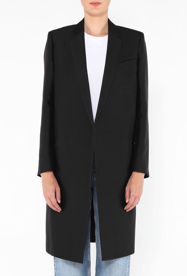 Céline Wool Open Front Coat - 2