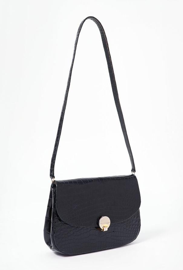 Dior '70s Porosus Shoulder Bag - 3