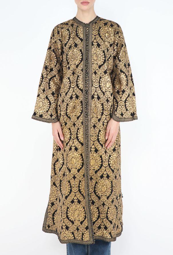 World Treasures Vintage Brocade Turkish Entari Kaftan - 4