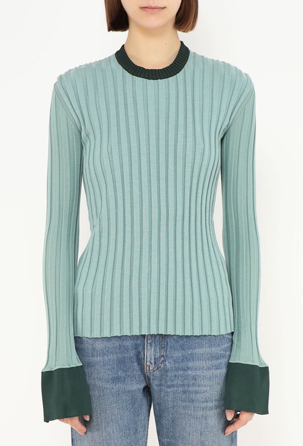 Céline 2015 Ribbed Colorblock Top - 1