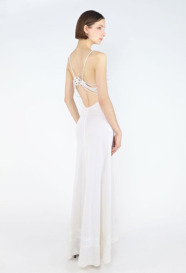 Azzaro 1978 Strass Butterfly Open-Back Gown - 1