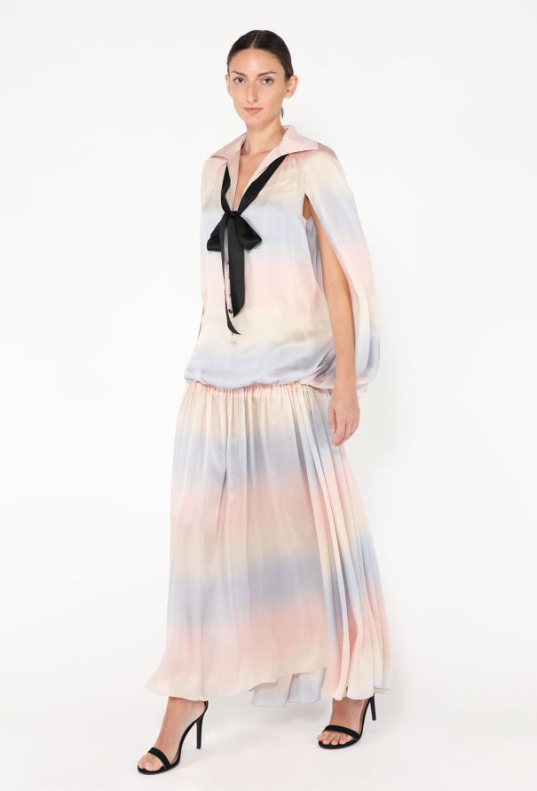 Chanel F/W 2024 Gradient Bow Maxi Dress - 1