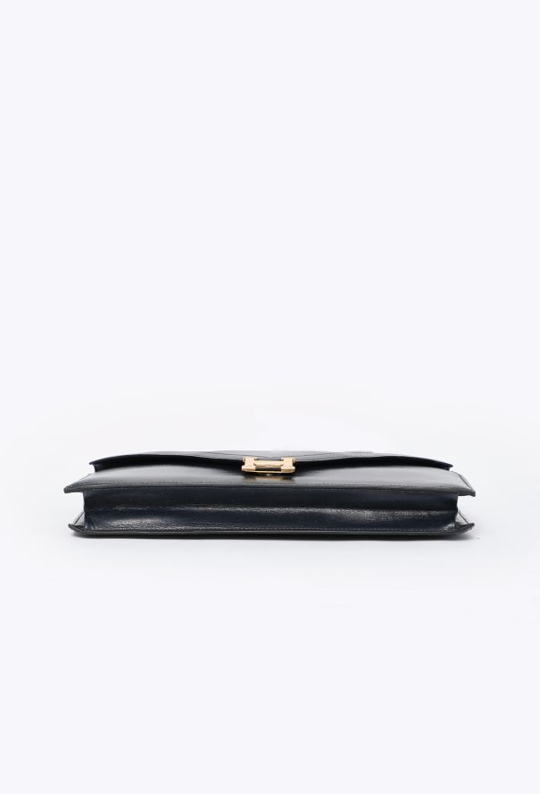 Hermès '70s Navy Box Lydie Bag - 6