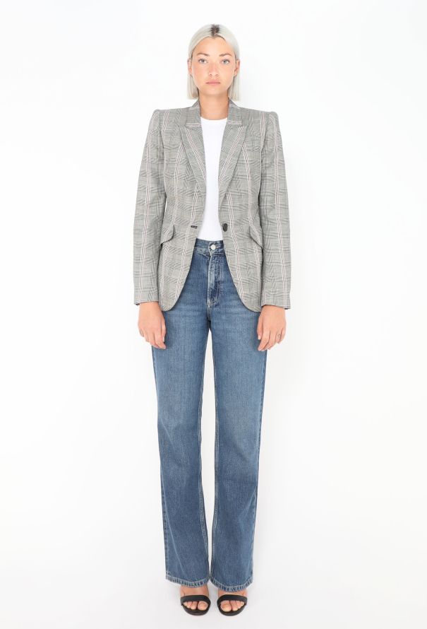 Alexander McQueen Pre-Fall 2019 Plaid Blazer - 5