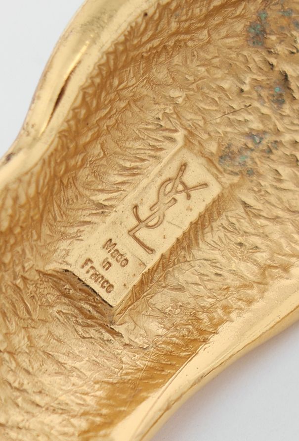 Saint Laurent S/S 1992 Goossens Hammered Snake Necklace - 6