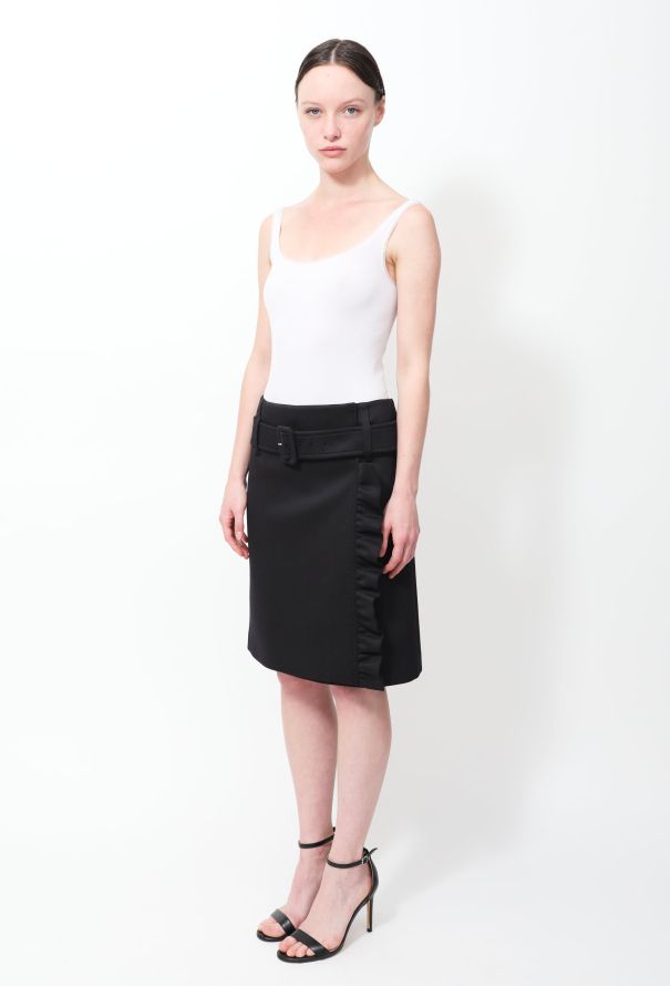 Prada Resort 2019 Belted Wrap Skirt - 3 Prada Resort 2019 Belted Wrap Skirt - 3